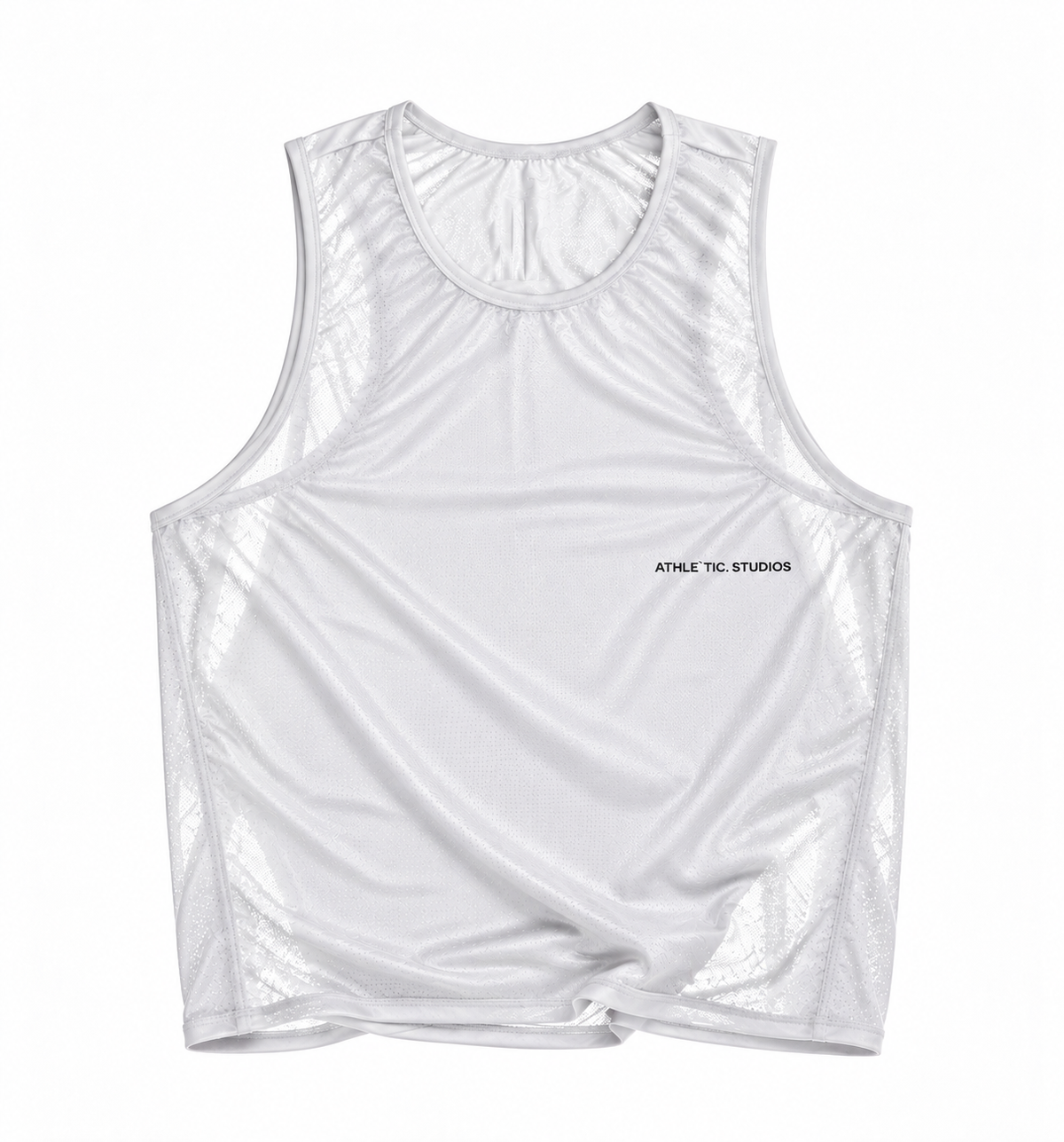 Athletic Tank Top White