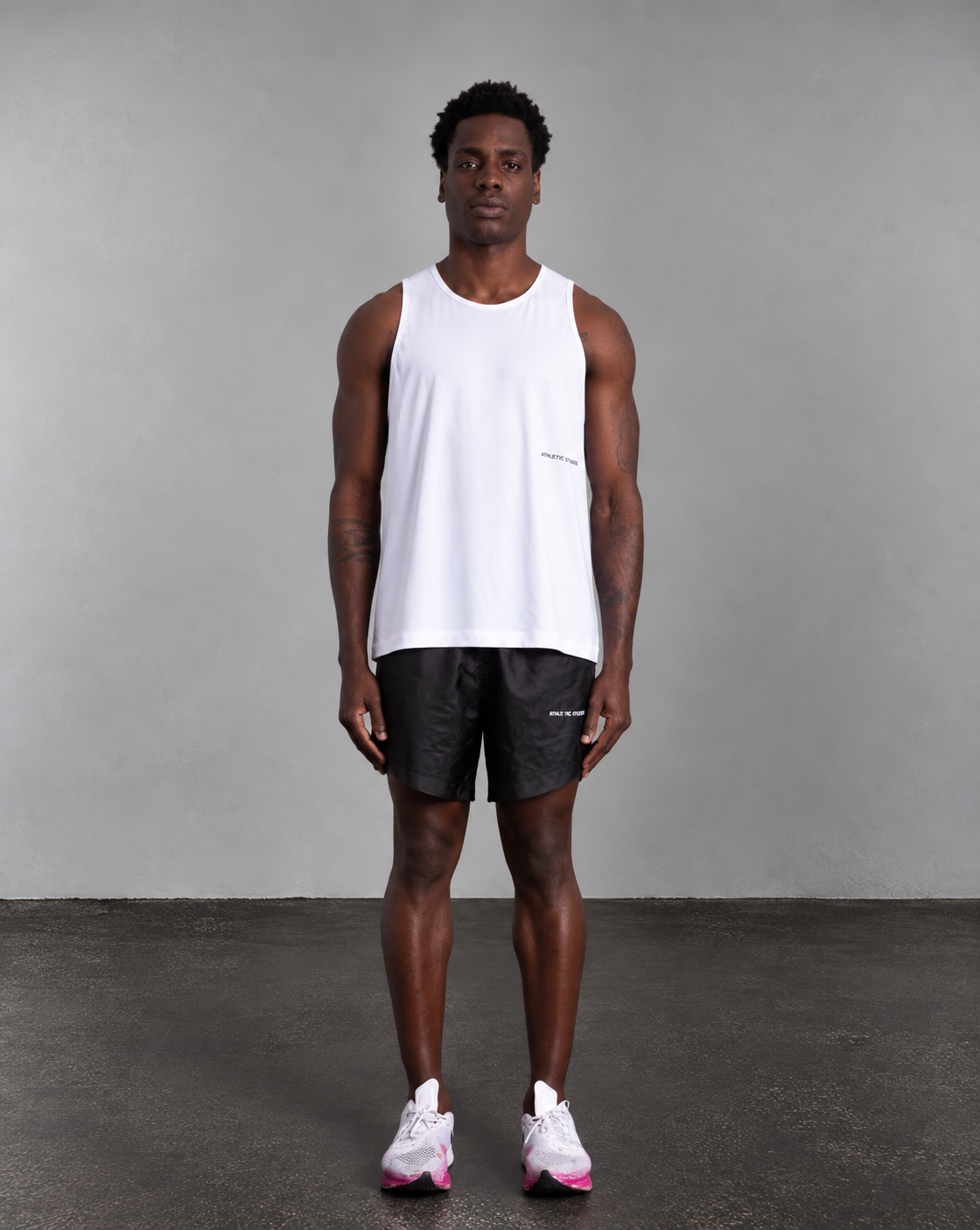 Athletic Tank Top White